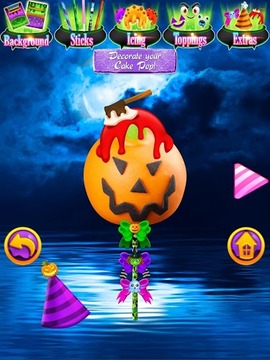 Cake Pops Halloween Kids FREE游戏截图3