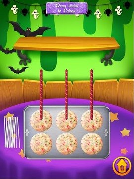 Cake Pops Halloween Kids FREE游戏截图4