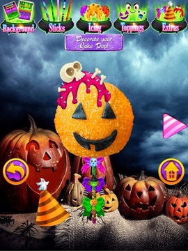 Cake Pops Halloween Kids FREE游戏截图2