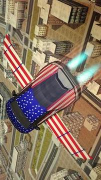 Free Flying Racing Car Driving游戏截图4