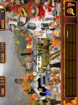 Hidden Objects Fall Harvest Halloween Object Game游戏截图3