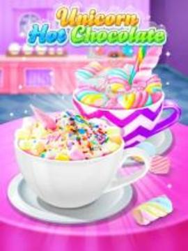 Unicorn Hot Chocolate - Dream Food Making Games游戏截图4