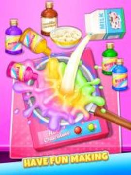 Unicorn Hot Chocolate - Dream Food Making Games游戏截图1