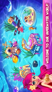 Mermaid Princess Underwater Games游戏截图5