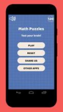 Math Puzzles - Test your Brain游戏截图5