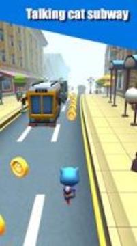 Talking Cat Subway Surf: Simulator Pet Pun游戏截图5