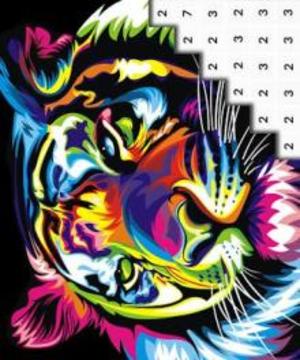 Animals Color by Number: Animal Pixel Art游戏截图1