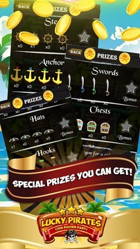 Lucky Pirates Coin Pusher Party游戏截图1