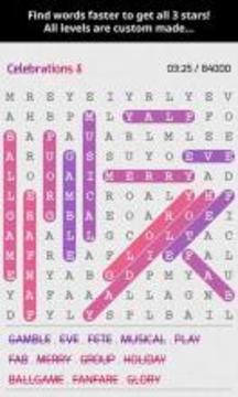 Super Word Search Game Puzzle App游戏截图1