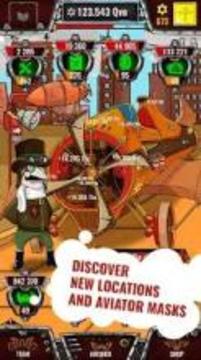 Aviator Incredible Adventure - Clicker游戏截图1