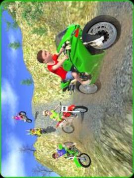 Kids Offroad Motorbike Racing Driver游戏截图3