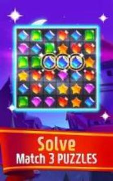 Mystic Gems : Magic Jewels Match3游戏截图5