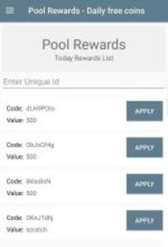 Pool Rewards - Daily Free Coins游戏截图1