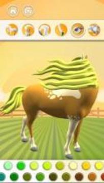 Horse Coloring Book 3D游戏截图1
