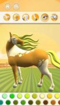 Horse Coloring Book 3D游戏截图2