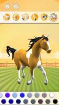 Horse Coloring Book 3D游戏截图3