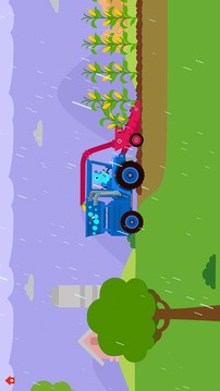 Dinosaur Farm Free - Tractor游戏截图3