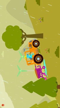 Dinosaur Farm Free - Tractor游戏截图2