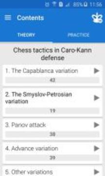 Chess Tactics in Caro-Kann Defense游戏截图2