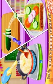 School Lunchbox Food Maker - Cooking Game游戏截图2