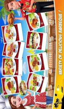 Super Chef Beach Bbq Kitchen Story Cooking Games游戏截图2