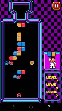 药丸大战·病毒消除:Dr. Pixel Pill mania Classic游戏截图3