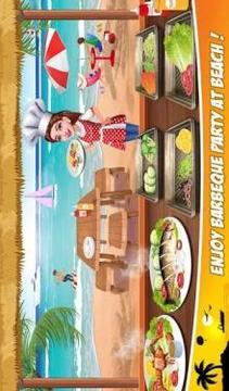 Super Chef Beach Bbq Kitchen Story Cooking Games游戏截图3