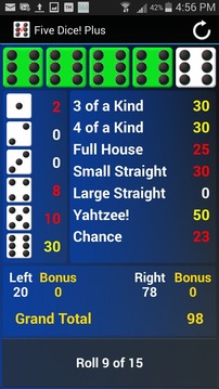 Yahtzee! Plus Free游戏截图1