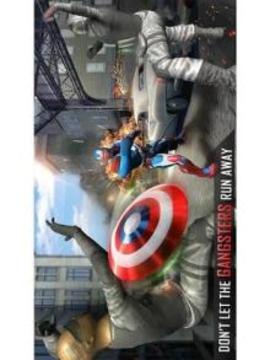Super Hero Flying Captain Robot American City War游戏截图3