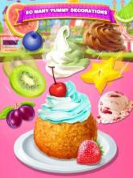 Deep Fried Ice Cream - Carnival Street Food Maker游戏截图3