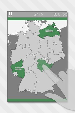 Enjoy L. Germany Map Puzzle游戏截图1