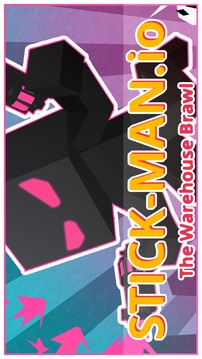 Stickman.io：仓库决斗 - 像素赛博朋克游戏截图1