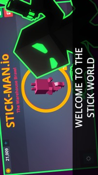 Stickman.io：仓库决斗 - 像素赛博朋克游戏截图2