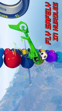 Superheroes Flying Helicopter Racing游戏截图4