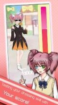 Anime School Girls Dress Up Games游戏截图4
