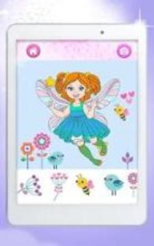 Fairy Coloring Pages游戏截图3