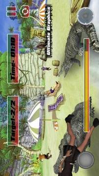 Hungry Crocodile Attack Game 2019Wild Simulator游戏截图2