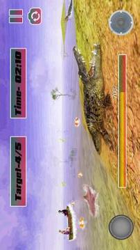 Hungry Crocodile Attack Game 2019Wild Simulator游戏截图1