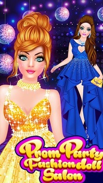 Prom Party Fashion Doll Salon游戏截图1