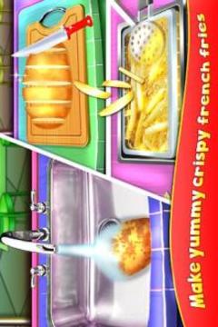 Fast Food Stand - Fried Food Cooking Game游戏截图2