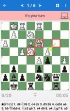 Chess Tactics in Volga gambit游戏截图2
