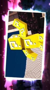 Lucky block  happy block Addon for MCPE map游戏截图5