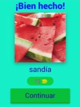 * 250+ GUESS FRUITS AND VEGETABLES ON SPANISH游戏截图2