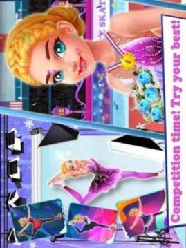 Ice Skating Ballerina: Dress up & Makeup Girl Game游戏截图1