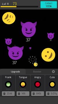 Emoji Bounce - Idle Smiley War游戏截图1