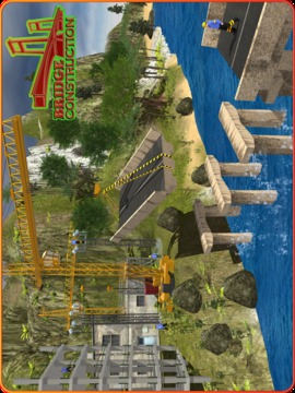 River Road Bridge Construction Crane Simulator 18游戏截图3