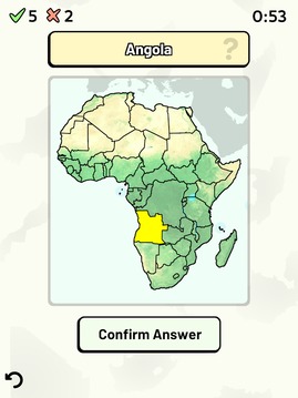 Countries of Africa Quiz游戏截图5