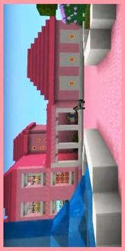 Map Pink Princess House Craft游戏截图2