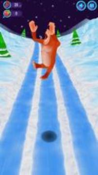 Yeti Sensation 3D Runner Game游戏截图1