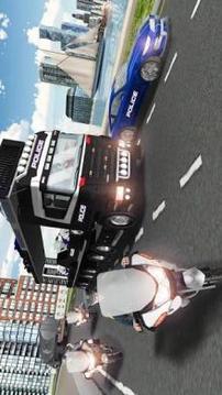 US Police Car Transport: Cruise Ship Simulator游戏截图1
